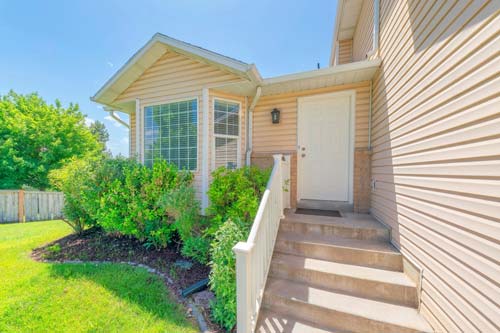 Siding of a home