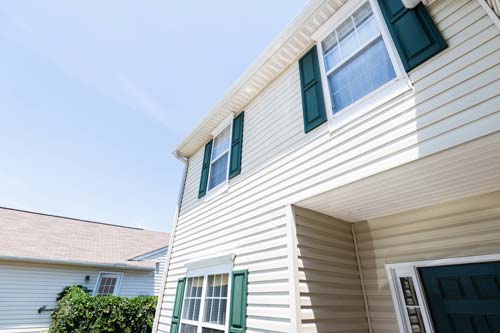 Asphalt shingled home